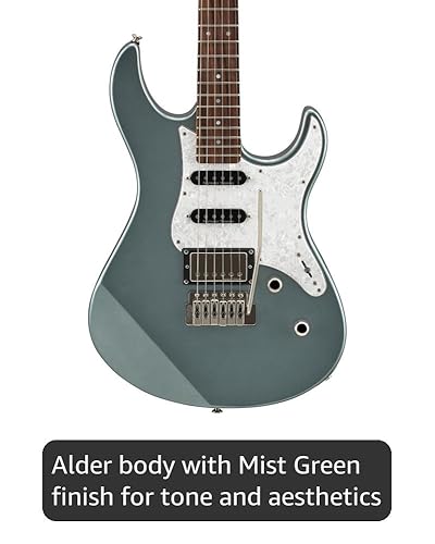 Amazon.com: Yamaha Pacifica PAC612VIIX Electric Guitar; Mist Green